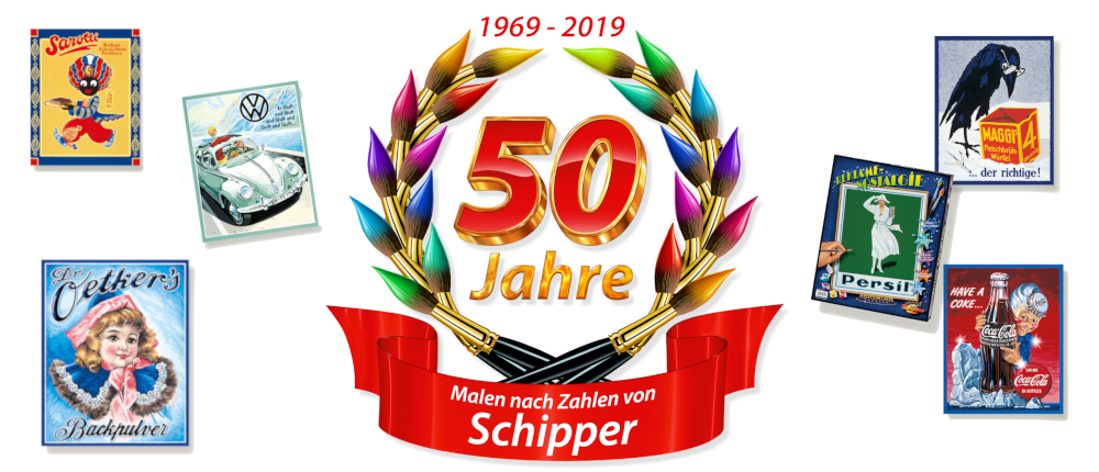 50 Jahre Malen nach Zahlen von Schipper_1 50 Jahre Malen nach Zahlen von Schipper_1
