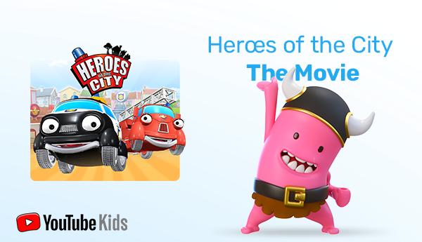 Die beliebte Serie Helden der Stadt nun als Spielfilm auf YouTube Kids