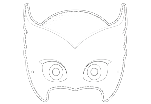 Pj Masks Masken Zum Ausmalen - Malvorlagen and Coloring