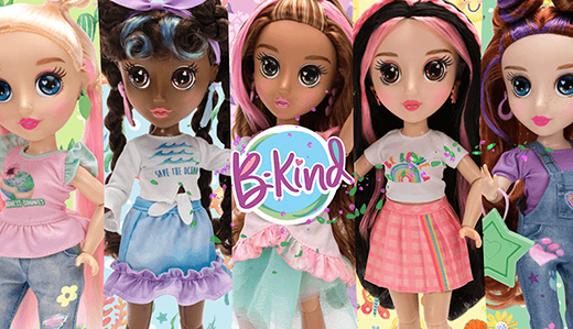 B-Kind by Jada Toys, an eco-friendly doll line
